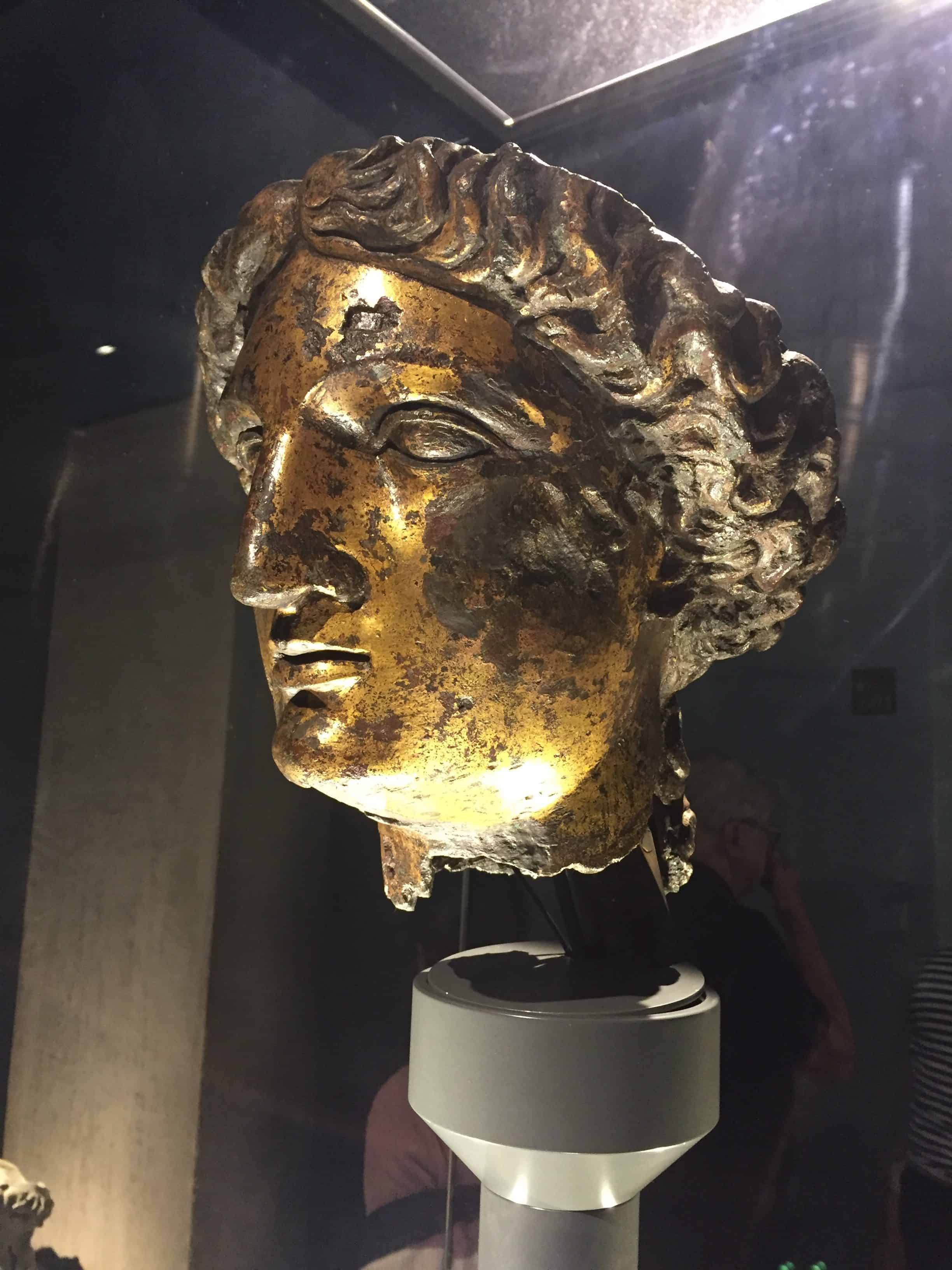 Head of Roman goddess Sulis Minerva