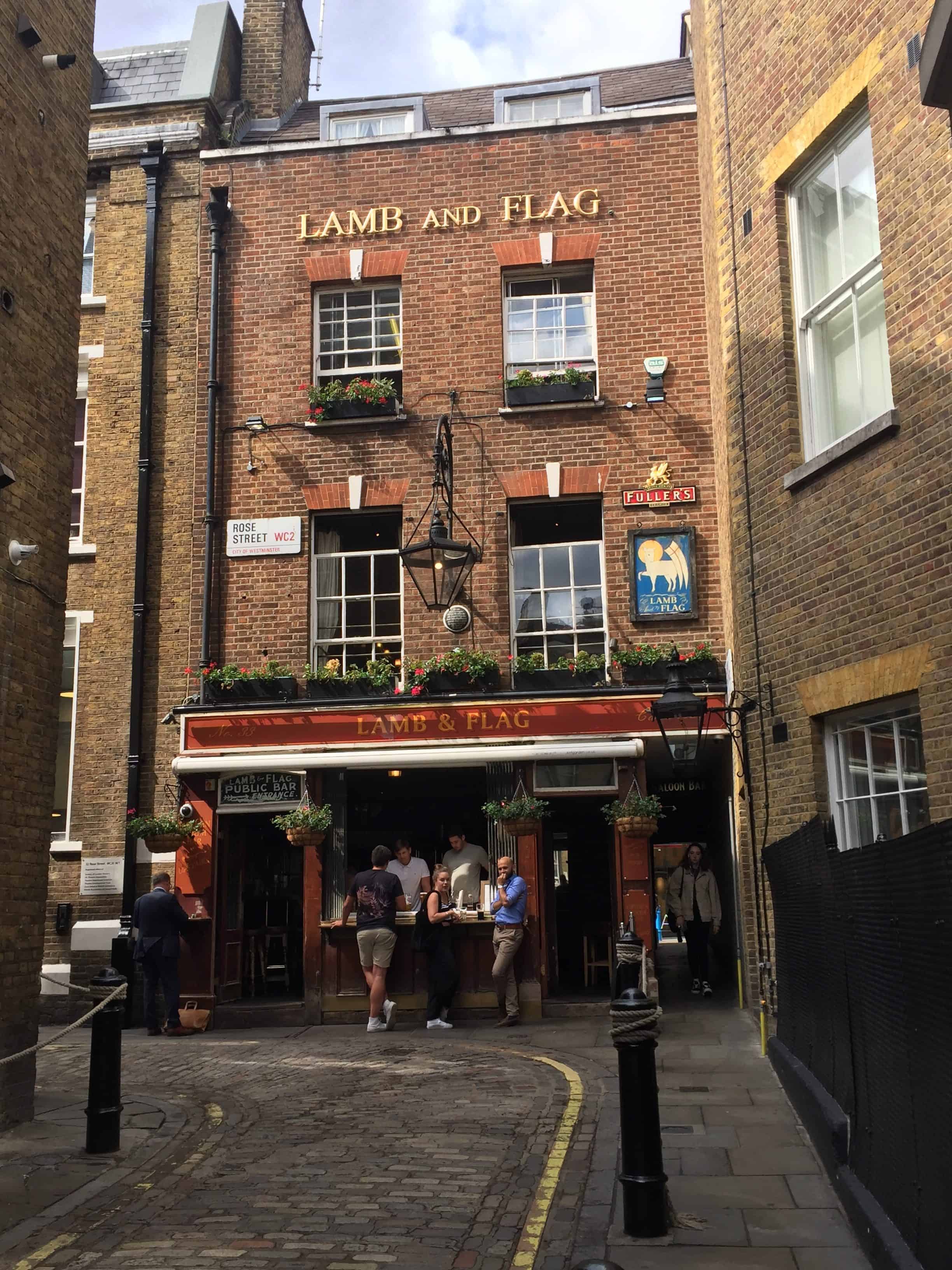 Lamb and Flag pub - London, England