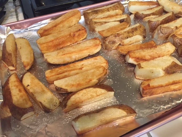 English oven potato chips