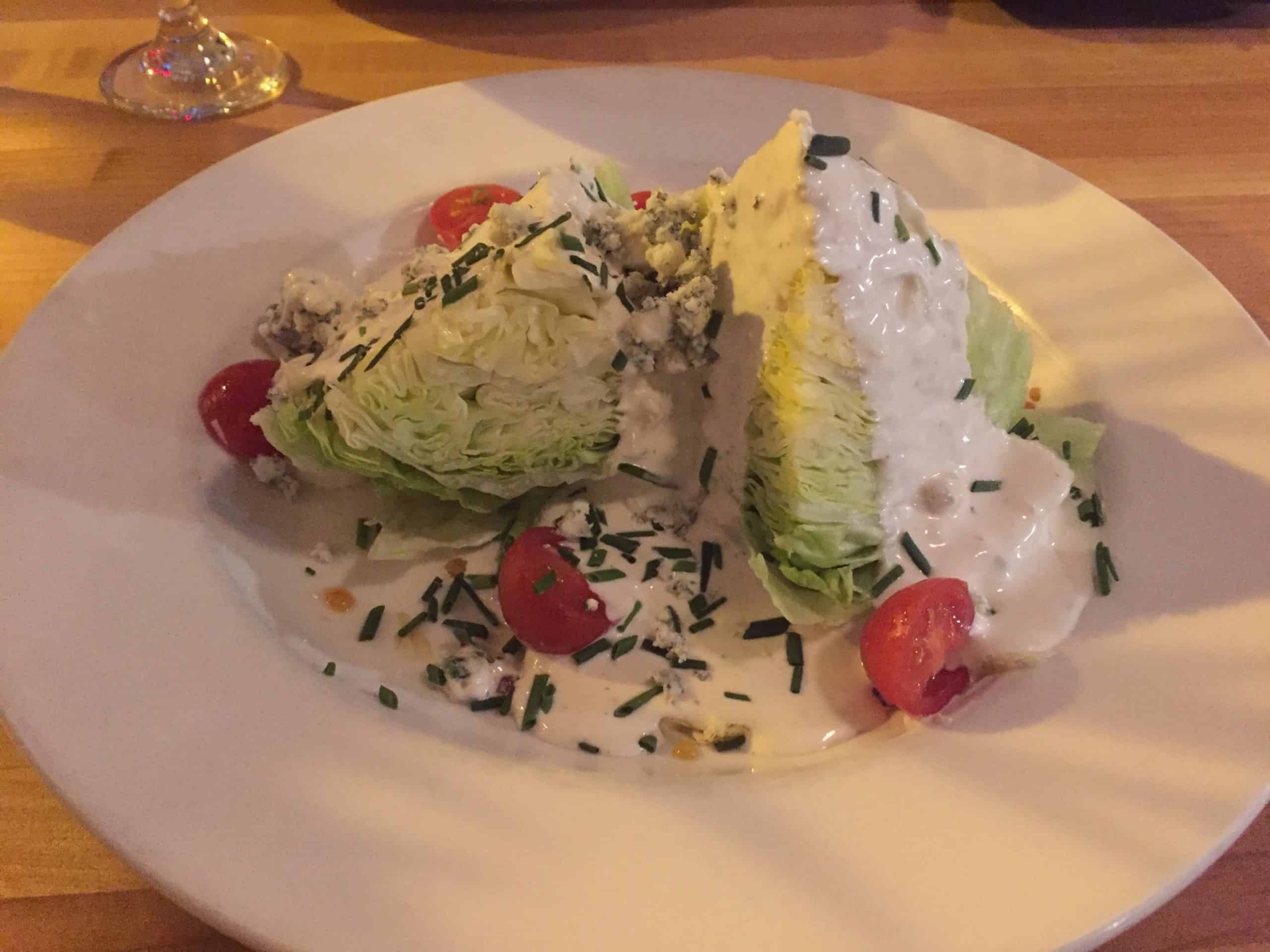 Wedge Salad - Putah Creek Cafe
