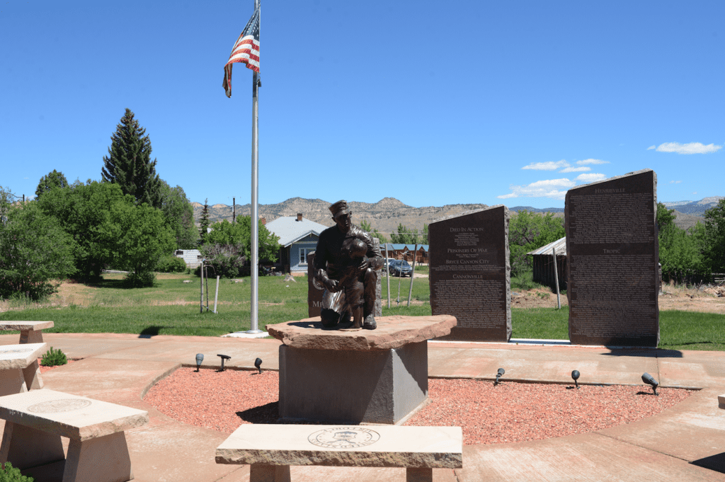 Veteran's Memorial Park in Tropic, Utah