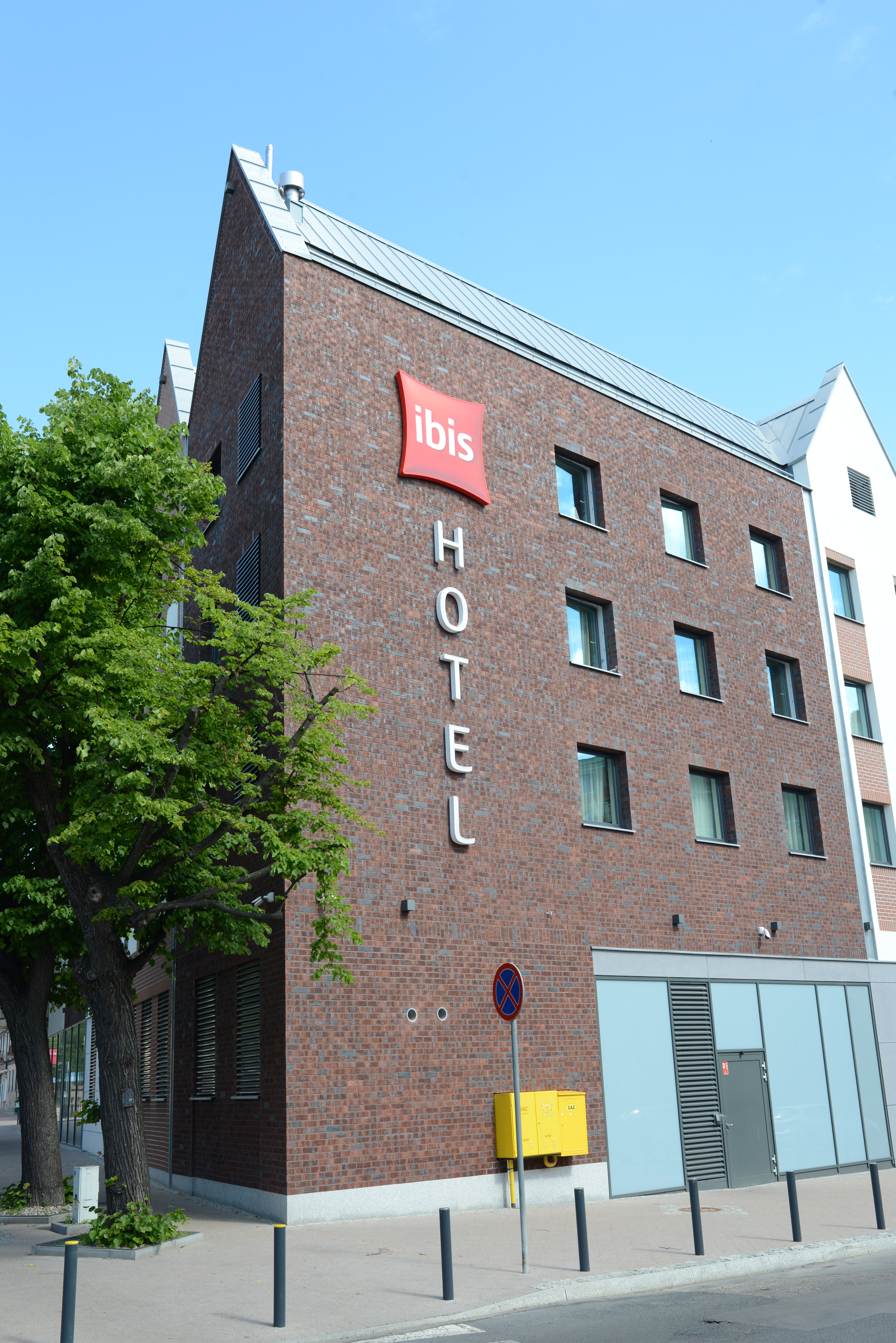 Outside view of the Ibis Gdańsk Stare Miasto Hotel in Gdańsk Poland