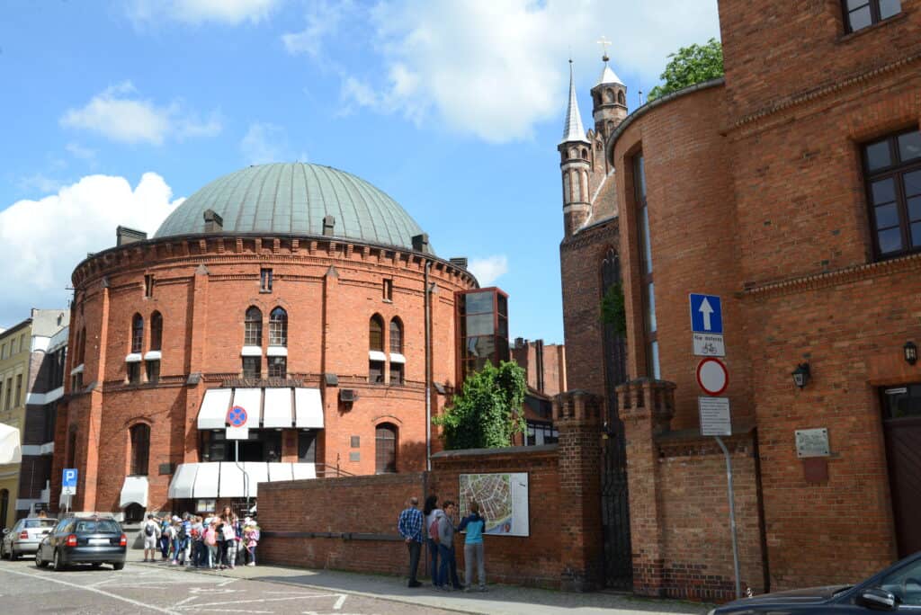 Exterior view of Planetarium in Toruń Poland